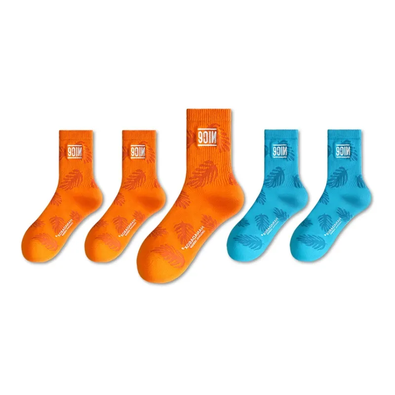 LUOLIAN Mid Calf Socks Unisex 5 Pack-16