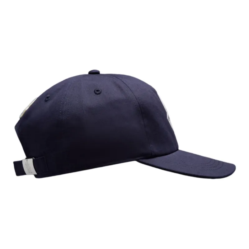 Moncler Cotton Baseball Caps Men's Blue-1