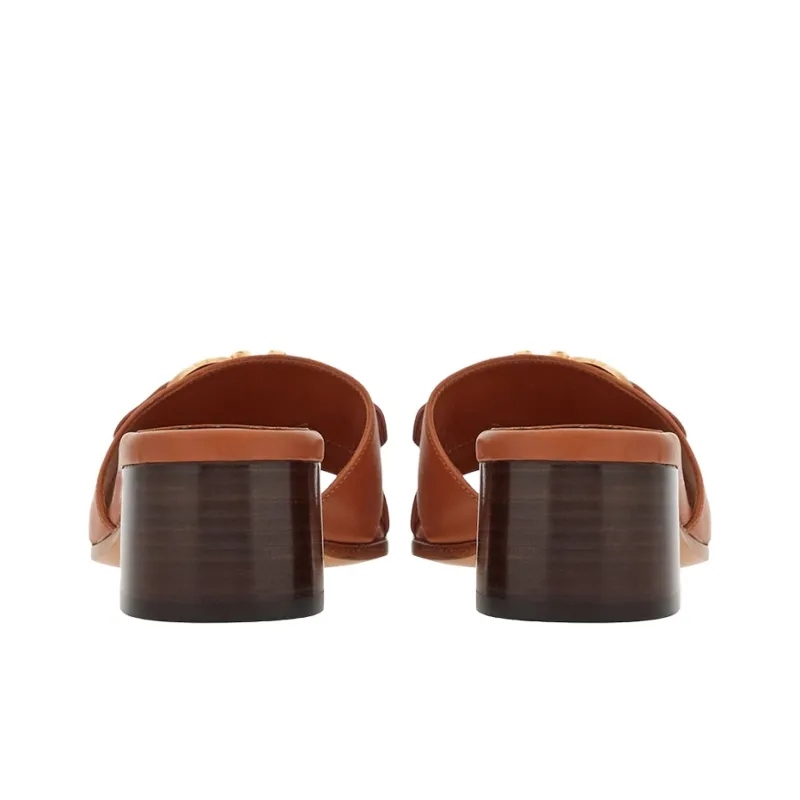 FERRAGAMO 40mm Gancini-buckle Leather Slides-3