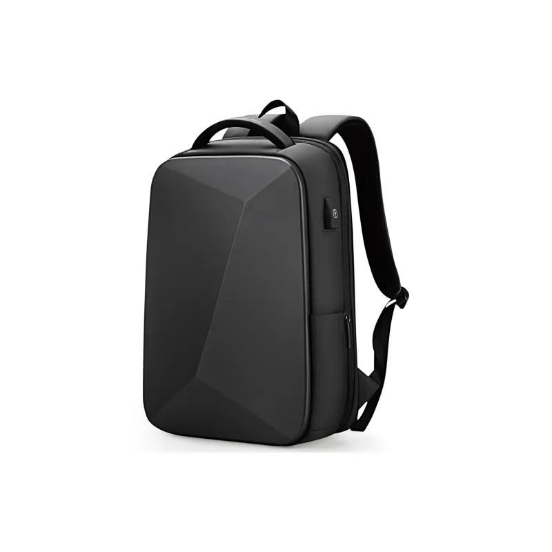 FENRUIEN PC+Oxford Backpack Handbag Large Size Men's Black/Gray-0
