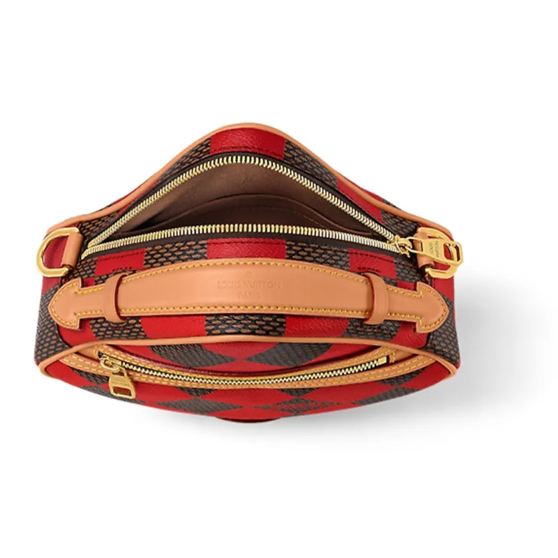 LOUIS VUITTON Chess Messenger Bag Damier Pop Red-3