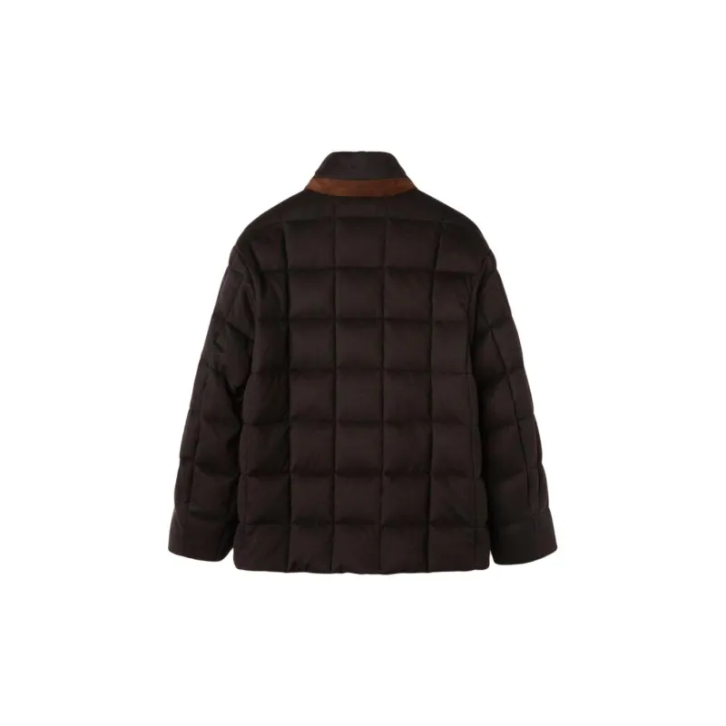 Loro Piana Tuul Bomber Jacket Jackets Coats Men's Dark Brown-1