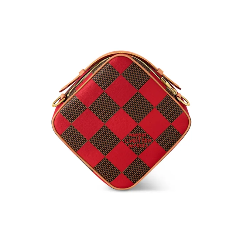 LOUIS VUITTON Chess Messenger Bag Damier Pop Red-2