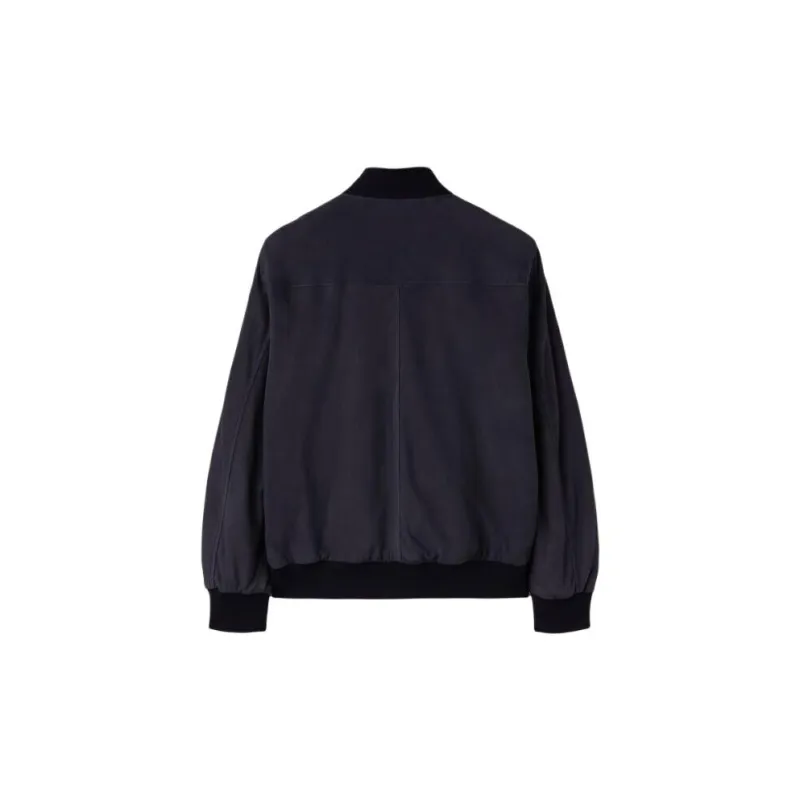 Loro Piana Bomber Jacket Jackets & Coats Men's Marine Blue-1