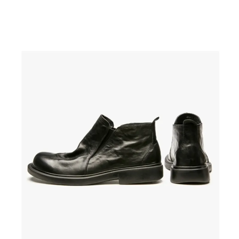 Brounvanm Ankle Boots Men Black/Chocolate/Coffee/Gray-8