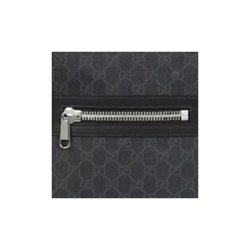 GUCCI Canvas With Leather Handbag, Shoulder Bag, Crossbody Bag Men's Black-10