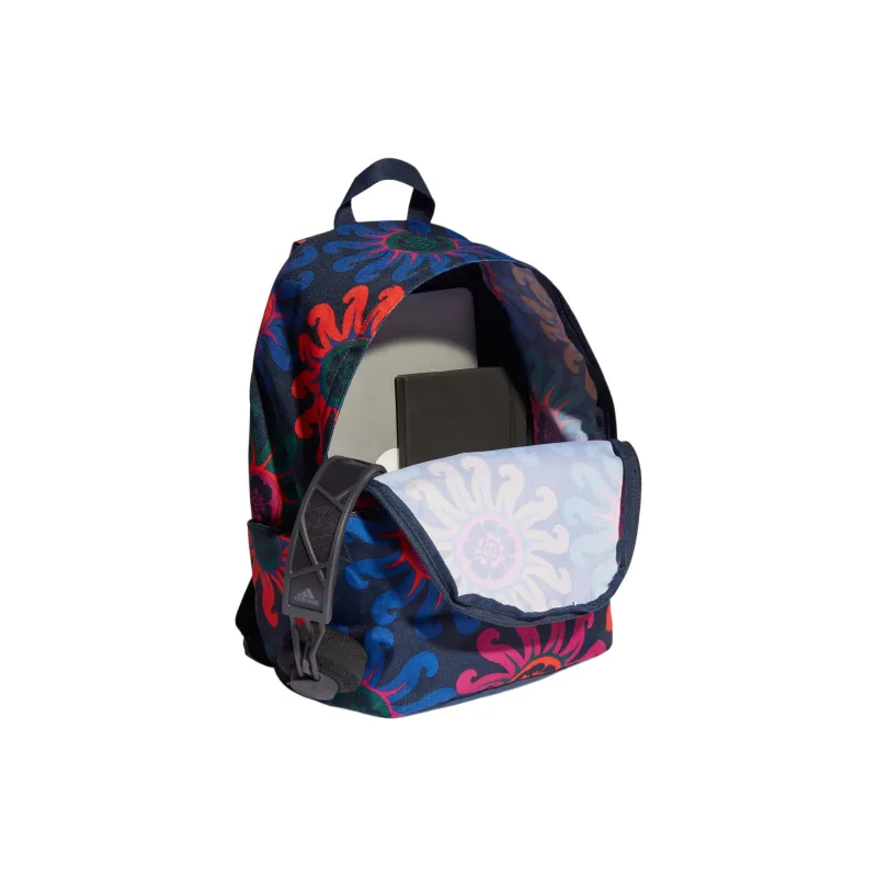 Adidas FARM Collaboration Recycled Polyester Plain Weave Fabric Backpack Women's White/Indigo/Multicolor-2