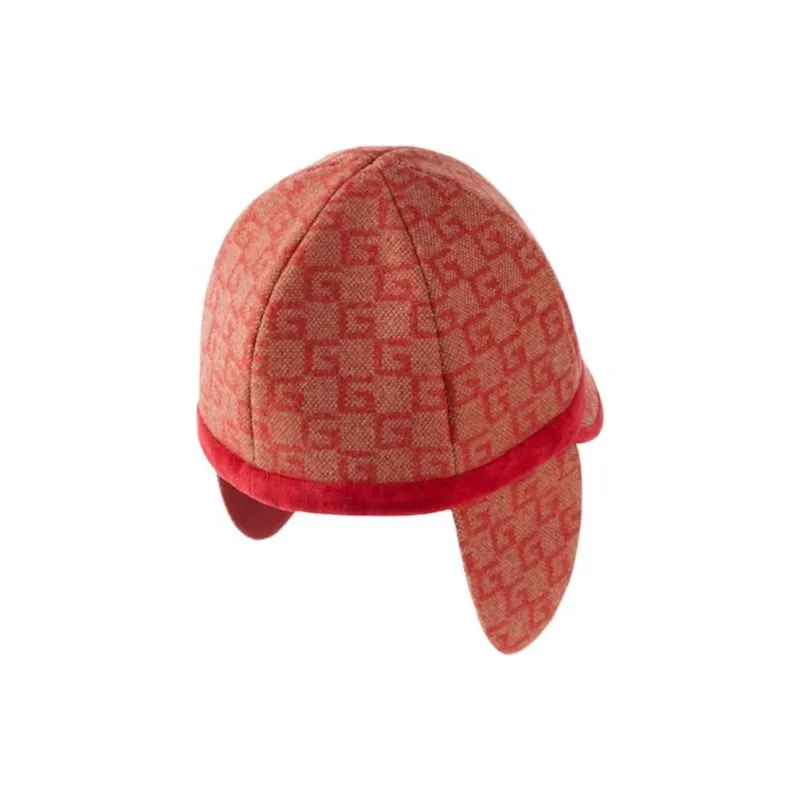 GUCCI Wool Trapper Hats Kids' Red-1