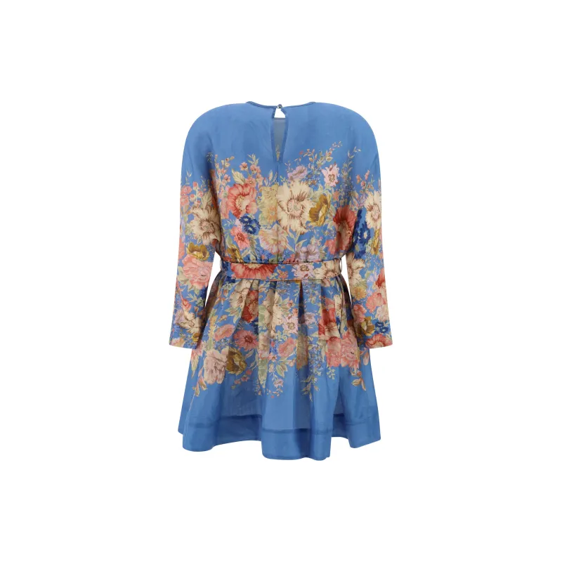 Zimmermann Long-Sleeved Dresses Women's Blue-1