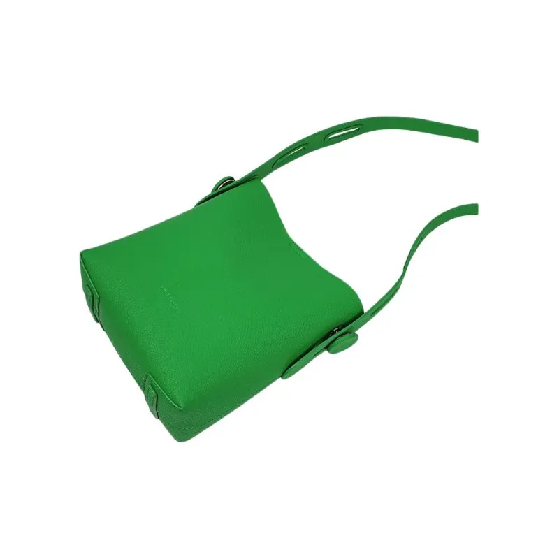 OMI PU Bucket Bags Crossbody Bag, Shoulder Bag Small Size Women's Ireland Green-4