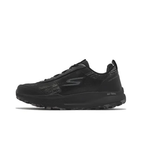Skechers Go Run Princess Cushioned Wear-Resistant Water-Resistant Low-Top Casual Running Shoes Men's Black Gray