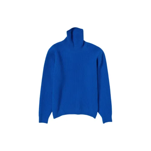 Auralee Sweaters Men Royal Blue