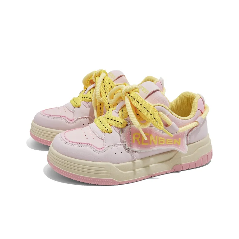 RENBEN RENBEN Anti-Slip And Wear-Resistant Breathable Low-Top Skateboard Shoes Women's-2