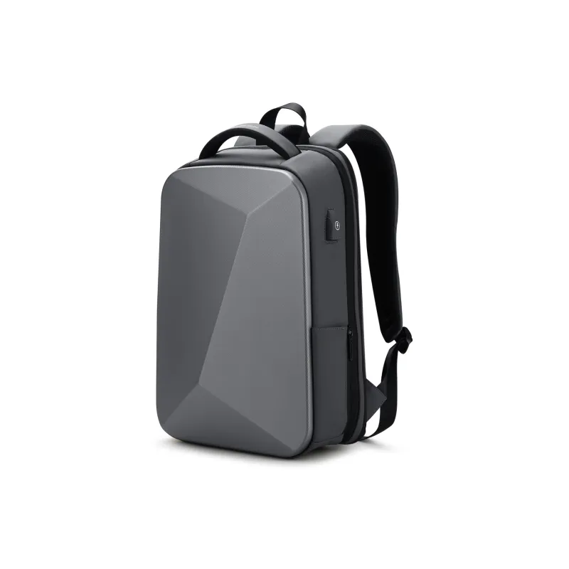 FENRUIEN PC+Oxford Backpack Handbag Large Size Men's Black/Gray-4