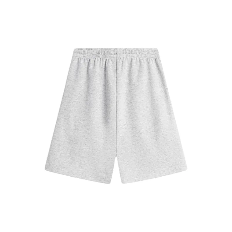 LiNing Casual Shorts Men's Heather Gray Deep Antarctic Gray-1