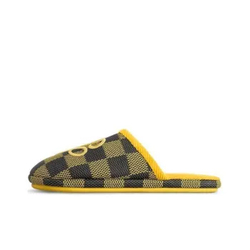 LOUIS VUITTON Quiet Closed Toe Slippers Men's Yellow