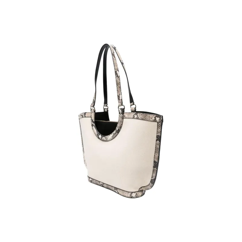 See By Chloe Goatskin One Shoulder Handbags Women's Beige & Multicolor-1