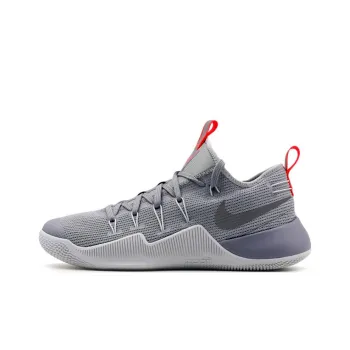 Nike Hypershift EP Cushioning, Wear Resistant Low Top Basketball Shoes Men's Gray Red