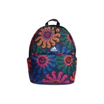 Adidas FARM Collaboration Recycled Polyester Plain Weave Fabric Backpack Women's White/Indigo/Multicolor