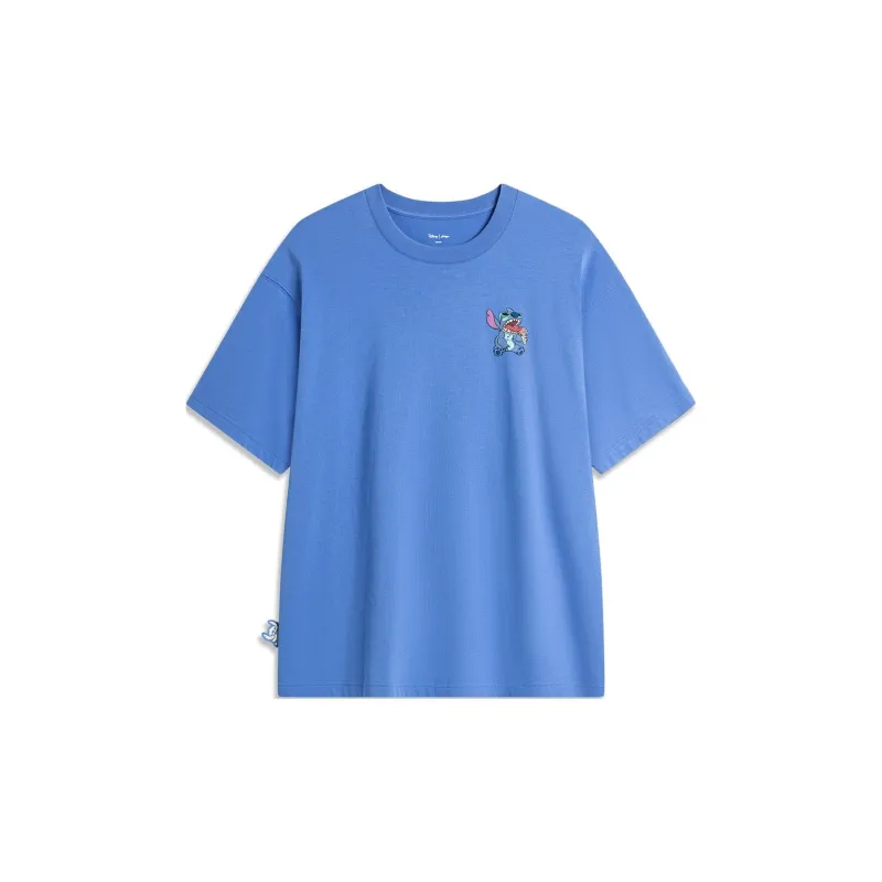 LiNing x Disney Collaboration Collection Sports Trendy Collection T Shirt Men's Rainbow Blue-1