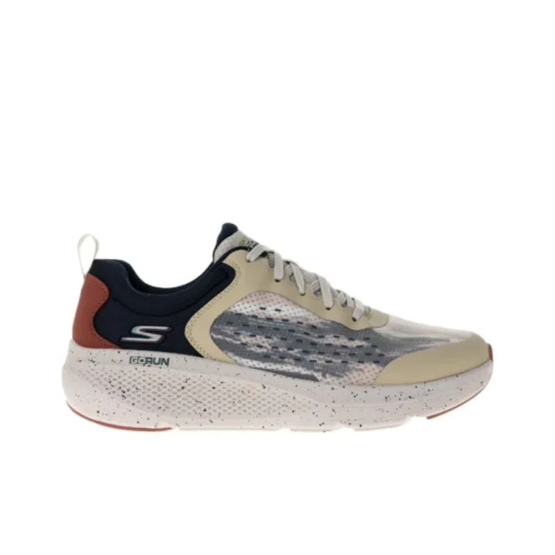 Skechers GO RUN Elevate Slip Resistant Low Top Casual Running Shoes Men's Yellow Gray-1