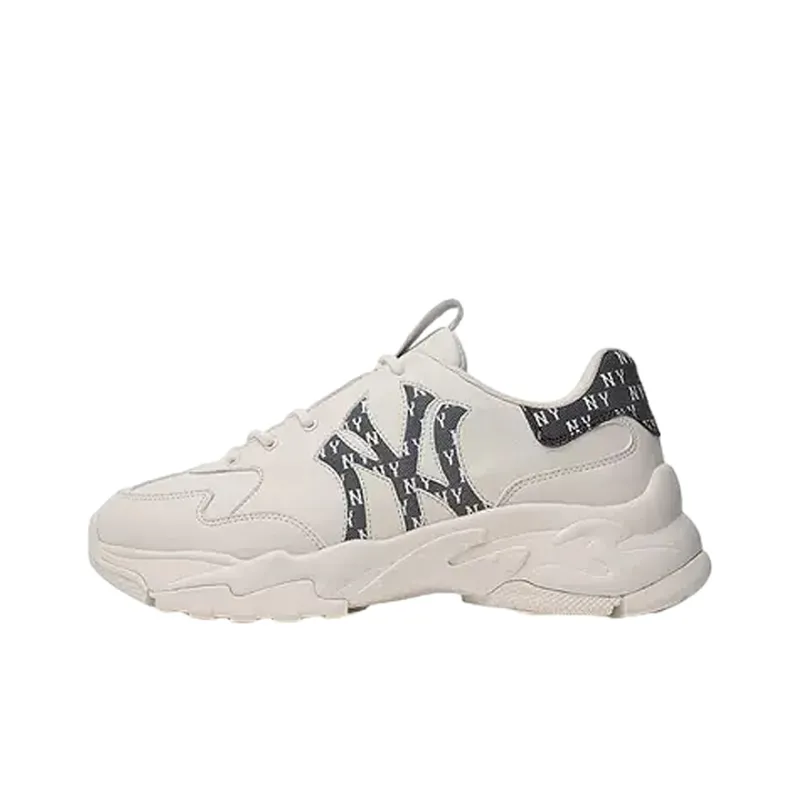 MLB Big Ball Chunky Sneakers Unisex Low Top Black-0