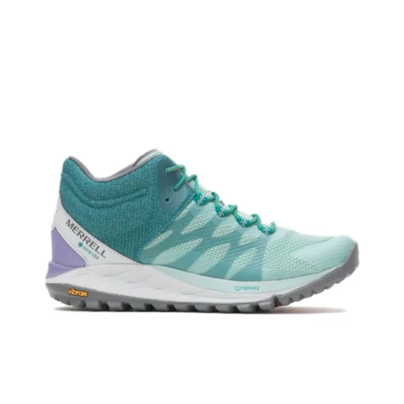 MERRELL Antora 2 Mid Gore-Te Slip-Resistant High-Top Outdoor Shoes Women's Blue-1
