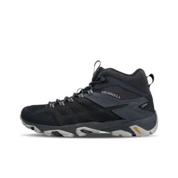 MERRELL Moab FST 2 Mid GTX Cushioned Slip-Resistant High-Top Outdoor Shoes Men's Black