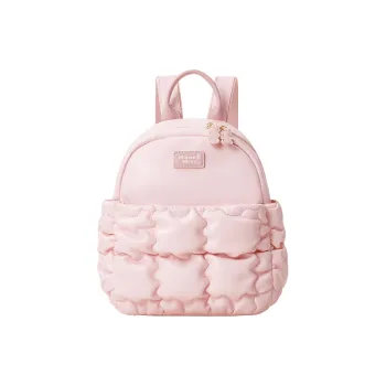 Miffy PU Small Backpack Small Size Women's Pink/Ecru