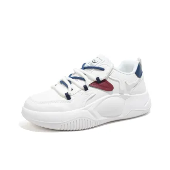 Crocodile Anti-Slip Wear-Resistant Low-Top Casual Shoes Women's White