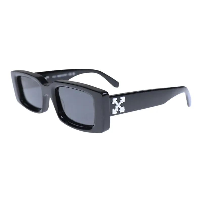 OFF-WHITE Acetate Rectangular Sunglasses Men's Black-0