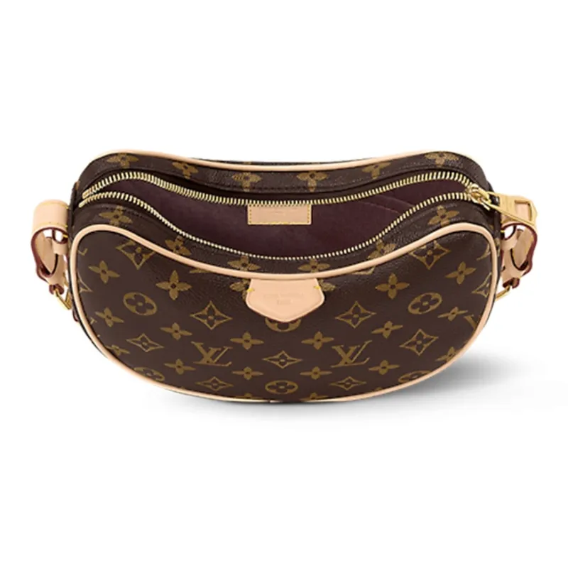 LOUIS VUITTON Croissant Mm Brown Monogram-3