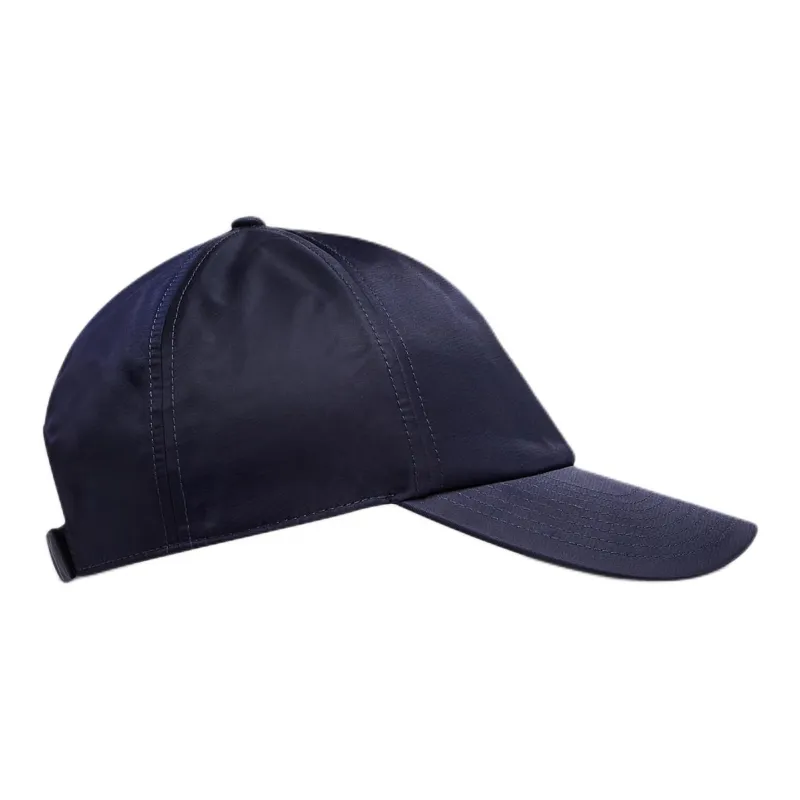Moncler Cotton Polyamide Blend Baseball Caps Women's Blue-1