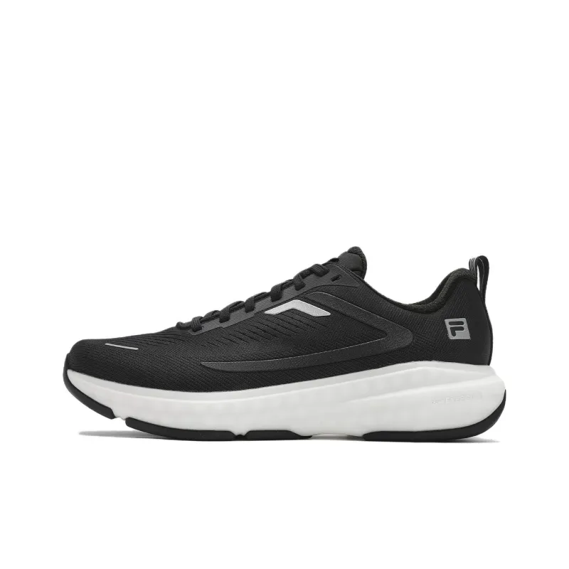 FILA ENERGY 2 Slip-Resistant Low-Top Casual Running Shoes Men's Steed Black-0