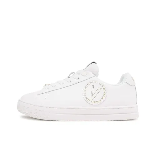 VERSACE JEANS Skateboard Shoes Women's Low-Top White