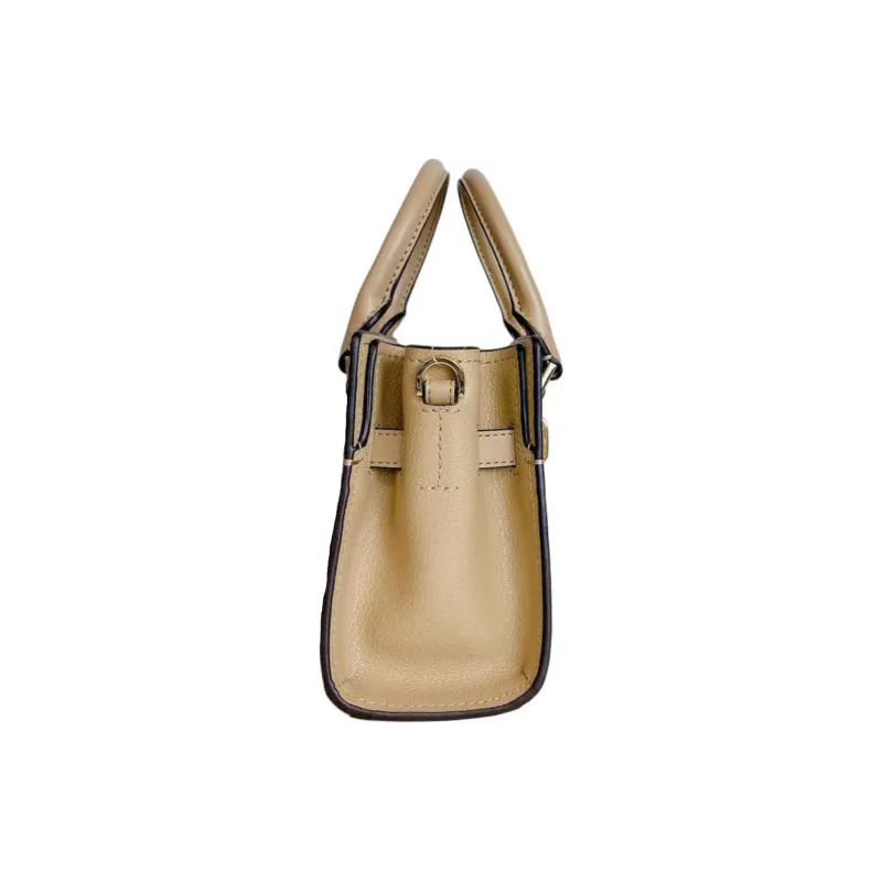 MICHAEL KORS Hamilton Series Leather Handbag Shoulder Bag Crossbody Bag Small Size Women's Brown-1