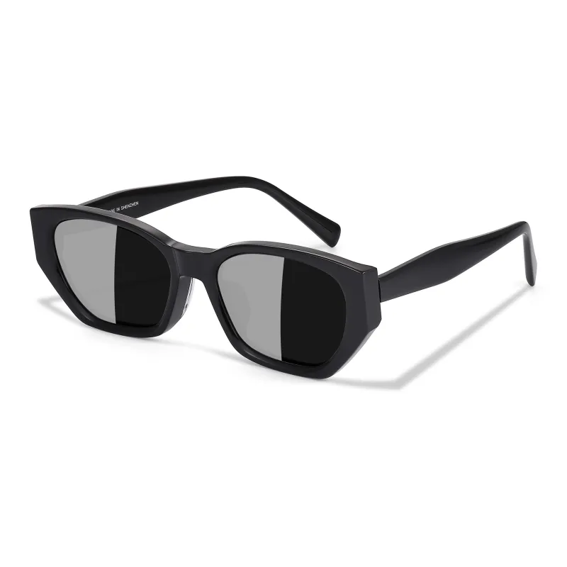 SUYAN Plate Frame Irregular Shape Sunglasses Unisex-0