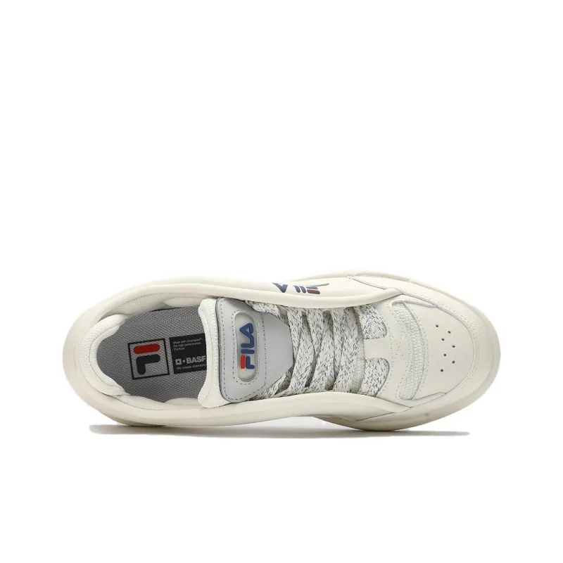 FILA MIX 2 Low Top Skateboard Shoes Men's Milk White-2