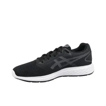 Asics Patriot 10 Cushioning Wear Resistant Low Top Running Shoes Women's Black Gray