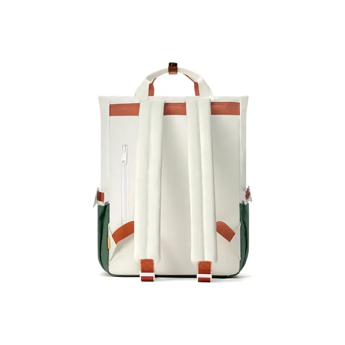 MR.ACE HOMME Polyester Large Capacity Computer Backpack Commute Travel Backpack Regular Unisex Auspicious Clouds Green-4