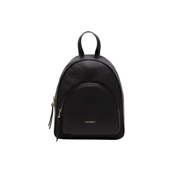 COCCINELLE Leather Backpack Medium Size Women's Black