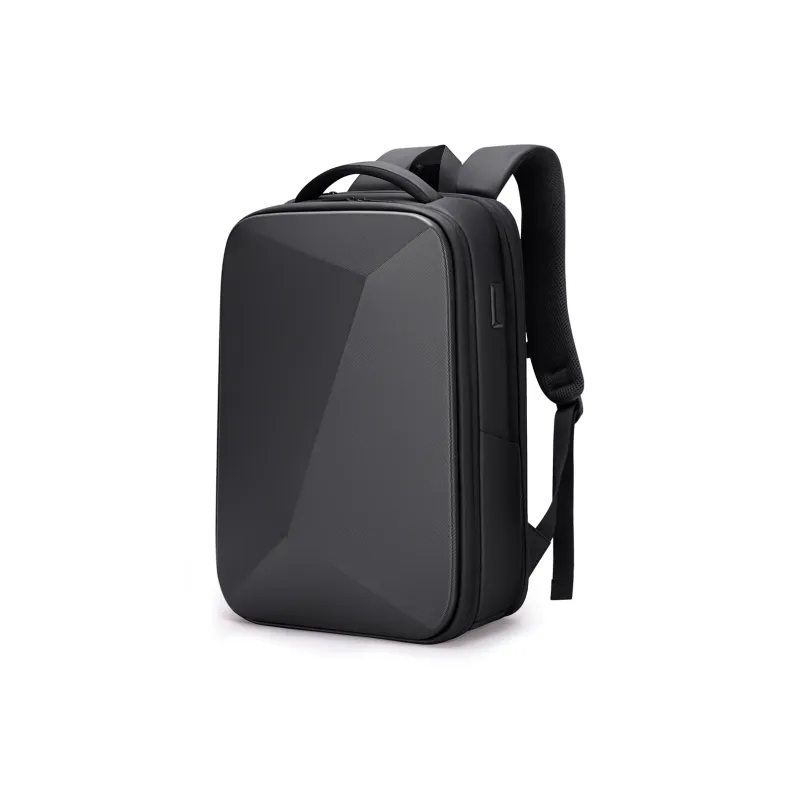 FENRUIEN PC+Oxford Backpack Handbag Large Size Men's Black/Gray-6