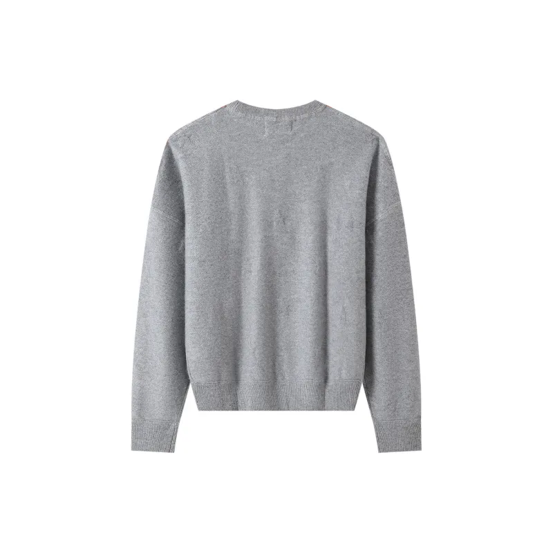 H YXIANG Cashmere Sweater Women's-4