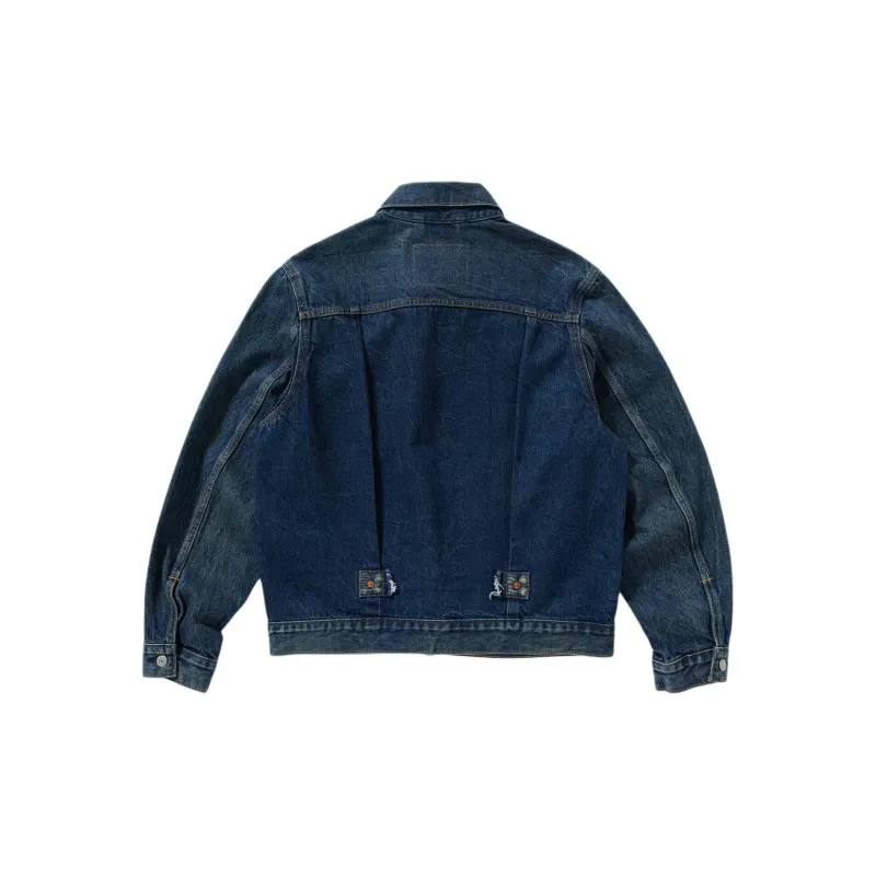 Levi's x EDIFICE SS24 Denim Jacket Men's Dark Indigo-1