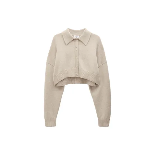 FILIPPA K Drop-shoulder Wool Cropped Cardigan