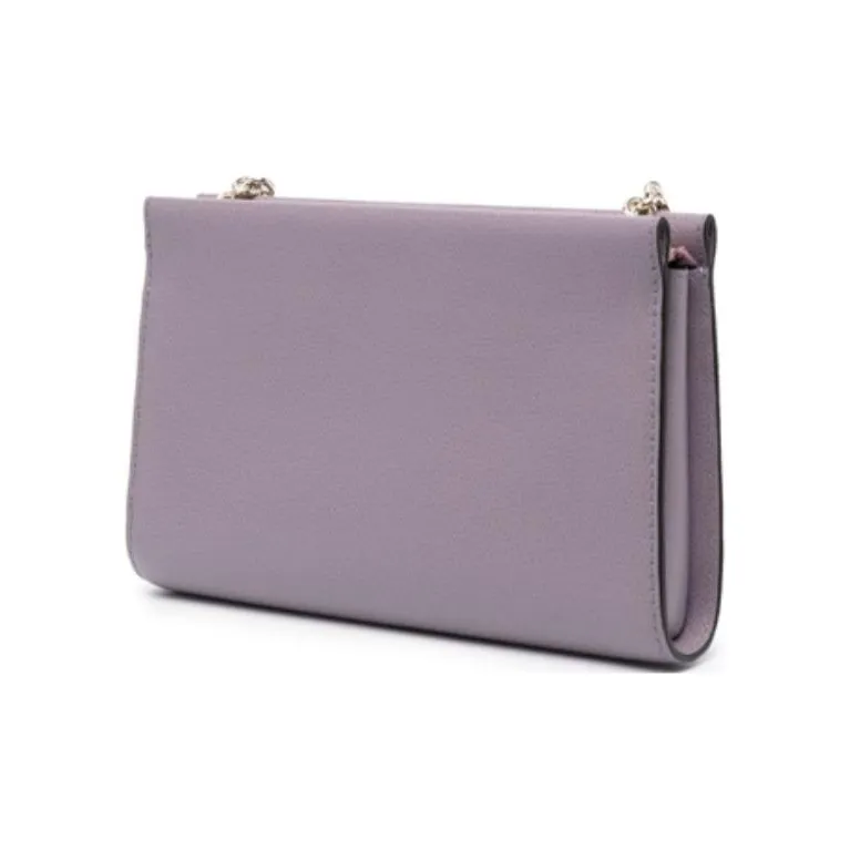 Furla Calfskin Portable Crossbody Bag Shoulder Bag Women's Lavender-1