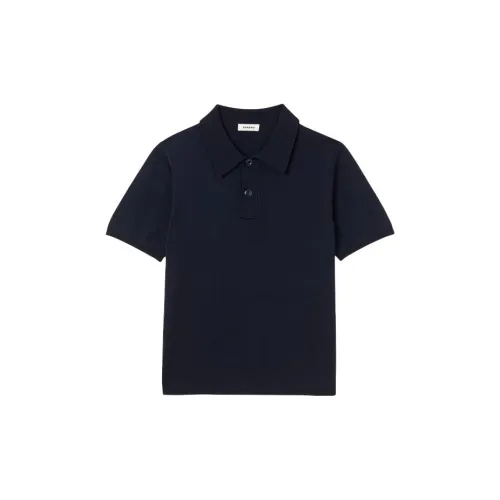 Sandro Polo Shirts Men Dark Blue