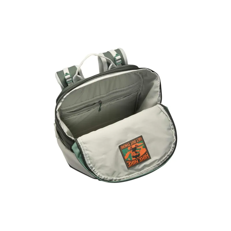 Nike Fabric Backpack Regular Unisex Vintage Green & Light Silver & Stadium Green-3