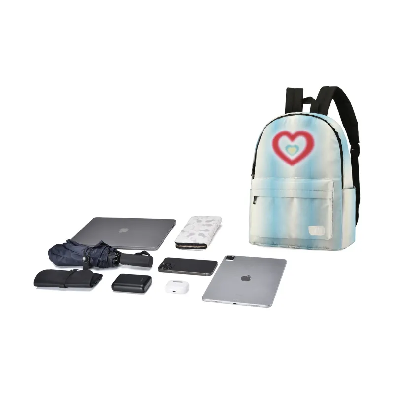 ONRF SOUNDBYTE Collaboration Polyester Backpack Medium Size Unisex Blue White-3