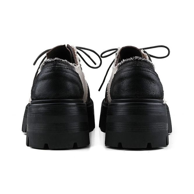 HANQIAORIJI Heavy Industry Series Casual Derby Shoes Men's